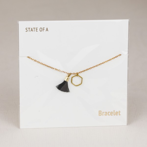 Bracelet Cotton Collection Tassel Triangle 5
