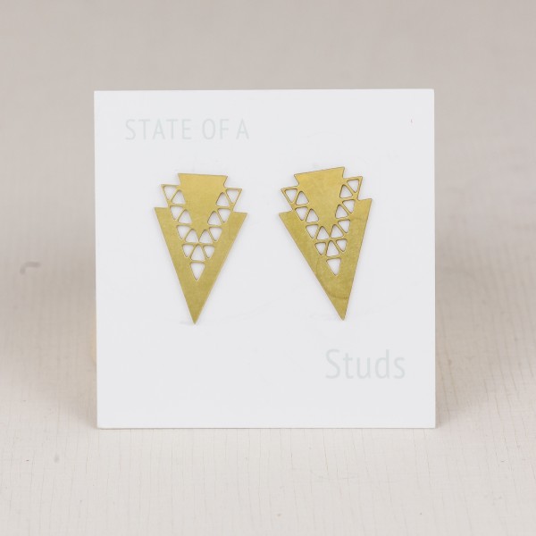 Studs Triangle lasered